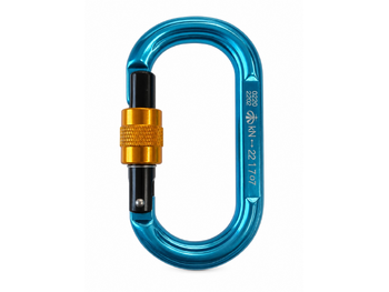IR 0220 Карабин овал алюминиевый с муфтой (Keylock)